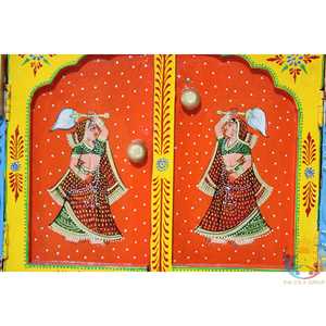 Arte decorativo del hogar del templo hindú de palisandro puro hecho a mano - Product Image 3