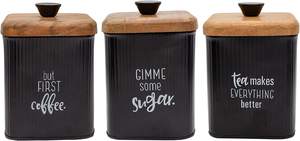 Boîte en métal galvanisé de finition naturelle Taille personnalisée Designer fait à la main Vente en gros Conteneur S/3 Classique Élégant Simple et uni - Product Image 5