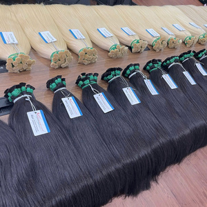 Raw Virgin Color Bulk Hair Extension for <b>Braiding</b> Straight Wavy No Weft Vietnam Manufacturer Wholesale - Product Image 2
