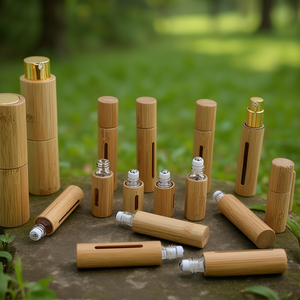 Botella de Aceite Esencial Recargable de Madera Ecológica Hecha a Mano con Logotipo Personalizado - Opción de Regalo al por Mayor - Product Image 3