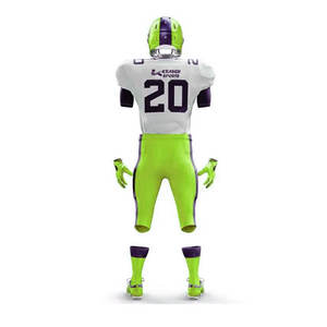 Uniforme de Fútbol Americano al Precio Más Bajo en Venta, Uniforme de Fútbol Americano Personalizado con Servicio OEM - Product Image 3