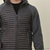 Mawra 2026 – Blouson matelassé hybride à capuche personnalisé pour homme, avec logo OEM, pour l'hiver, l'extérieur, isolé, haute performance, vente en gros, unisexe