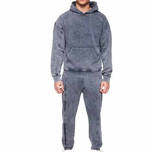 Ensemble coupe-vent léger et oversize imperméable avec logo brodé, fabriqué en usine OEM, effet délavé à l'acide, pour la vente en ligne - Collection 2026 - Product Image 4