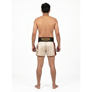 Shorts de combat Muay Thai en satin pour hommes Macho avec étiquette OEM personnalisée - Product Image 2