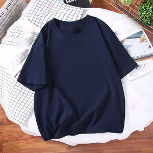 Blank Regular Fit Unisex Custom Casual <b>T</b>-<b>Shirt</b> Front Anti-Wrinkle Breathable Eco-Friendly O-Neck Short Sleeve Canvas Drop Plain - Product Image 5