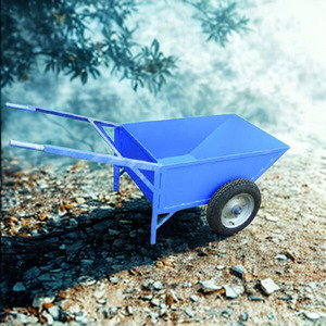 Carretilla de acero de alta resistencia para transporte de materiales de construcción y agricultura - Product Image 2