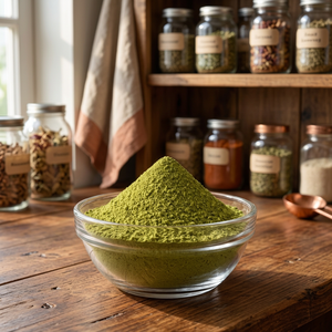 Poudre de feuilles de Moringa pure pour l'approvisionnement en ingrédients naturels, poudre végétale de qualité supérieure pour les applications alimentaires et les boissons - Product Image 1