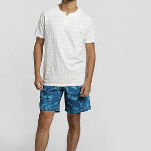 Shorts de Playa para Hombre, Azules, Sólidos, de Secado Rápido, 100% Poliéster, Casuales, de Verano, para Surf y Natación, con Cintura Elástica - Product Image 4