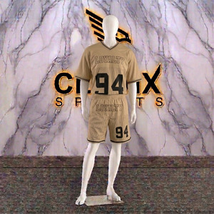 Ensemble de vêtements de sport en mesh personnalisé avec logo et design OEM, t-shirt et short pour la gym - Product Image 4