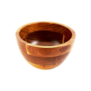 Juego de servir de madera NATURAL de diseño moderno, ensaladera y cuchara de madera de acacia para cocina y fiesta, producto de gran venta - Product Image 2