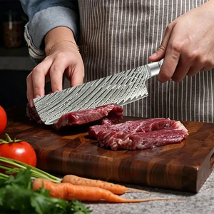 Premium Handmade VG10 Damascus Steel Chef <b>Knife</b> <b>Set</b> Custom Wooden Handle Restaurant Kitchen <b>Knife</b> Manufacturer - Product Image 4