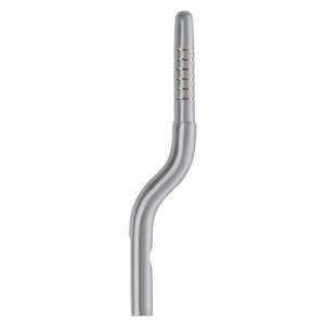 Professionelles Gebogenes Dentales Absaugrohr mit Griff aus Edelstahl, Angewinkelte Chirurgische Vakuumkanüle, Adapter-Werkzeug zur Reinigung - Product Image 2