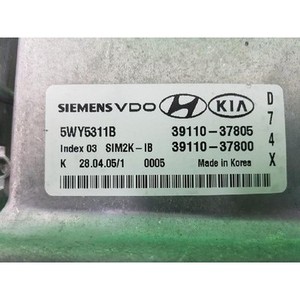 Module de commande moteur Grandeur/Azera XG 1998-2002 d'occasion OEM 3911037800 - Product Image 4