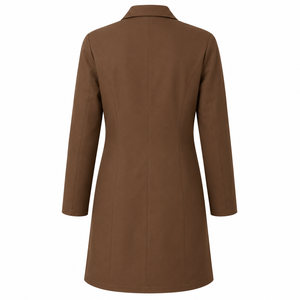Bata de Laboratorio Médica OEM ODM, Algodón y Poliéster, Logotipo Bordado Personalizado, Uniforme Profesional Unisex para Doctores y Enfermeras de Hospital - Product Image 2