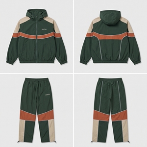 Conjunto de Chaqueta y Pantalones Deportivos Personalizados, Diseño ODM, Chaqueta de Nailon para Hombre, Respuesta Rápida - Product Image 5