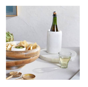 Porte-bouteille de vin unique en marbre personnalisé, écologique et isotherme, pour hôtels et restaurants de luxe - Product Image 3