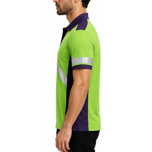 เสื้อโปโลแขนสั้นสำหรับผู้ชาย ผ้าเนื้อนุ่ม ระบายอากาศได้ดี สวมใส่สบาย เหมาะสำหรับธุรกิจและลำลอง - Product Image 5
