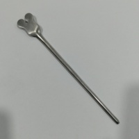 Sonde papillon rainurée en acier inoxydable de haute qualité pour l'exploration des plaies et la guidée de tissus en chirurgie