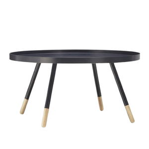 Modern <b>Round</b> Teak Wooden Coffee <b>Table</b> Customizable Design and Color for Living Room Home or Apartment-Wholesale Price - Product Image 2