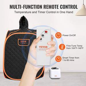 Tenda portatile 2L 1000 Watt per Sauna a vapore personale sedia pieghevole per casa Sauna terapeutica coperta per il relax - Product Image 5