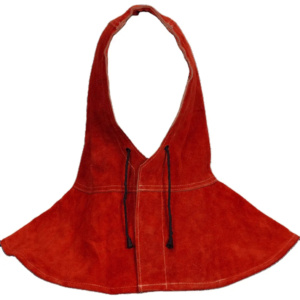 Capuche de sécurité pour soudeur en cuir de vachette de qualité supérieure, certifiée CE, résistante au feu, anti-coupure, anti-chaleur, protection des mains - Product Image 3
