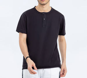 T-shirt à manches courtes col rond pour homme en coton épais, personnalisable OEM, modèle p Ranking - Product Image 3