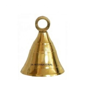 Campanas decorativas, diseñador antiguo, tamaño personalizado, acabado dorado, campana colgante de Metal, hogar, exterior, decoración del día de Navidad - Product Image 5