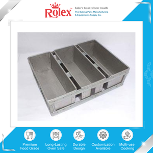 High Quality Aluminized Steel <b>Baking</b> Dishes & Pans Reusable and Durable 0.6mm Strapped Multi Pocket Bread Pan <b>Set</b> for Sale - Product Image 2