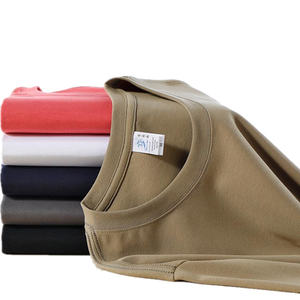 T-shirt en coton pur uni avec logo personnalisé, coupe ample, poids lourd 230 g/m², couleur unie, manches courtes, t-shirts d'été pour hommes et femmes - Product Image 2