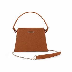 Bolso Tote Casual HINDVANTA GLOBAL Marrón Orgánico Eau De Parfum con Cierre de Cremallera Única, Correa de Cadena y Diseño Texturizado para Mujer, Uso Diario - Product Image 6