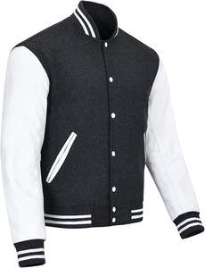 Hot Selling Custom Fleece Winter Varsity <b>Jackets</b> <b>Baseball</b> Bomber Leather Varsity <b>Jackets</b> <b>for</b> <b>Men</b> - Product Image 2