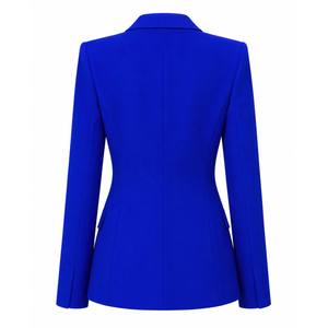 Zeta Phi Beta <b>Women's</b> Single Breasted Blazer Embroidered Notch Lapel Tailored Office Business Suit <b>Jacket</b> Formal Workwear - Product Image 4