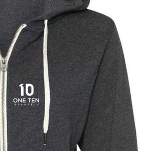 Sweat-shirt à capuche unisexe en molleton français avec fermeture éclair intégrale, doux et de qualité supérieure, avec poche kangourou et cordon de serrage réglable pour hommes et femmes - Product Image 5