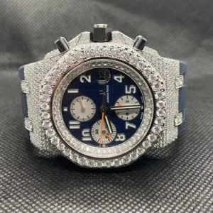 Reloj de Diamantes Moissanite con Estilo Brillante Premium y Piedras en Toda la Superficie para Eventos y Amantes de las Tendencias, de Proveedor Indio - Product Image 1