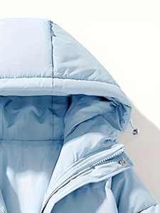 Full Zip Puffer Jacket with Lightweight Insulation for Comfortable Daily Cold Weather Outfits - Product Image 4