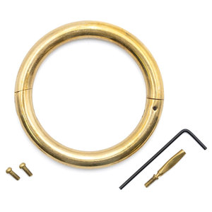 Anillo Nasal Veterinario para Ganado con Tornillos, Autoperforante, de Acero Inoxidable, Reutilizable y Ecológico para Ganado Vacuno, Equipo para Granjas - Product Image 1