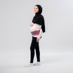 Finest Belly <b>Belt</b> with Strong Double Velcro and Breathable, <b>Elastic</b> Material: Comfortable and Safe for Pregnant Women - Product Image 4
