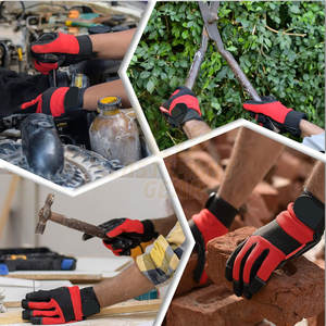 Guantes Mecánicos Resistentes con Agarre Fuerte y Costuras Reforzadas para Uso en Taller - Product Image 6