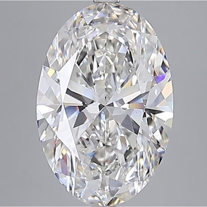 Diamant non monté certifié IGI 7.01 ovale VS1, diamant cultivé neuf - Product Image 1