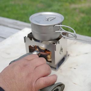 PY-SIE049 PTYGRACE Tasse empilable en titane avec couvercle 300ml, Vaisselle légère et durable pour camping en extérieur, Japon, Vente en gros - Product Image 5