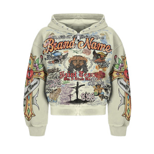 Sweats à capuche OEM unis pour l'hiver, en coton, pour impression, vente en gros, prix usine, fournisseur USA, option de livraison rapide avec broderie - Product Image 4