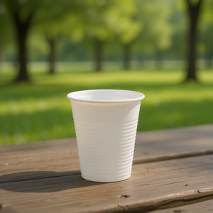 Gobelet en plastique jetable de qualité supérieure VASO BLANCO 1103 de 220 CC à usage unique, couleur blanche - Product Image 2