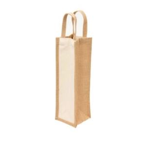 Bolsas de Vino de Yute Extra Grandes de Primera Calidad, con Logotipo Personalizado, Origen India, Impresión CMYK/Pantone, Disponibles en la Mayoría de las Compras - Product Image 1