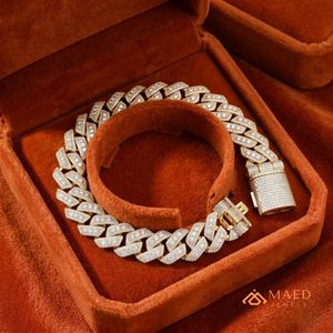 สร้อยคอโมอิสซาไนต์ชุบทอง 18K แบบ Cuban Link ดีไซน์ทันสมัยสำหรับผู้หญิงและผู้ชาย สไตล์นิวยอร์ก สร้อยคอแฟชั่นแบบโซ่เส้นเล็ก - Product Image 5