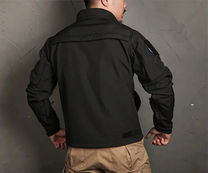Veste tactique pour homme, vert olive, manteau d'hiver avec plusieurs poches - Product Image 5