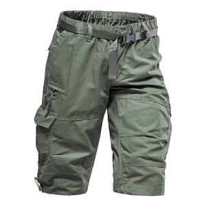 Wholesale High Quality Solid Casual Cargo Shorts for Men Summer Outdoor Breathable 100% Cotton Quick Dry Eco-Friendly Knee - Product Image 6