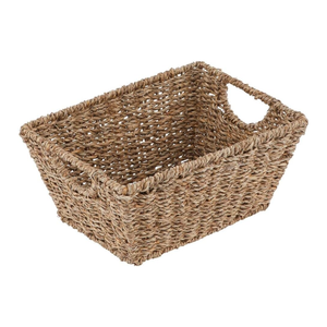 Paniers en jonc de mer tressé de style campagnard avec poignées pour le rangement d'objets ménagers, paniers d'organisation en provenance du Vietnam - Product Image 2