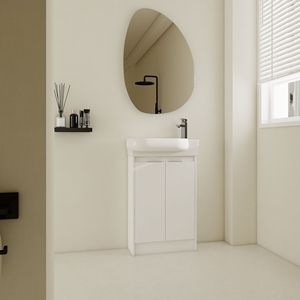 Tocador de baño independiente de 23 \ "con puertas de cierre suave para fregadero - Product Image 1