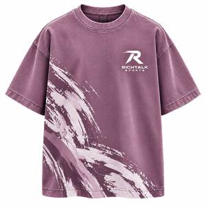Camiseta Oversize para Hombre, Manga Corta, Deportiva, Talla Grande, Cuello Redondo, Jersey Liso, Ligera - Product Image 1