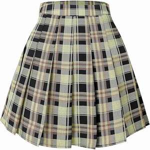 Mini-jupe écossaise plissée sur mesure pour femme, uniforme scolaire, livraison rapide, commandes en gros, directement de l'usine - Product Image 4